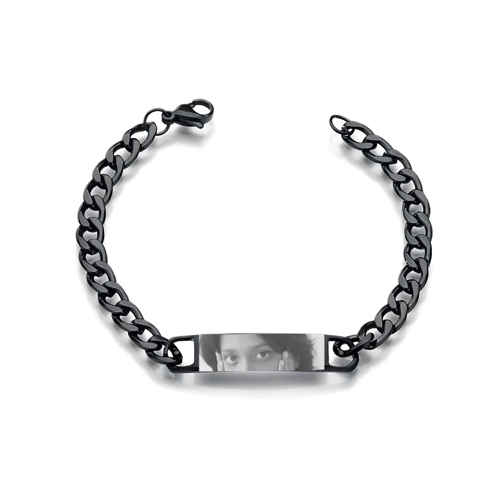 Personalized Laser Engraved Eye Bracelet Necklace