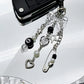 Handmade Edgy Dice Keychain, Grunge Y2K Bag Charm