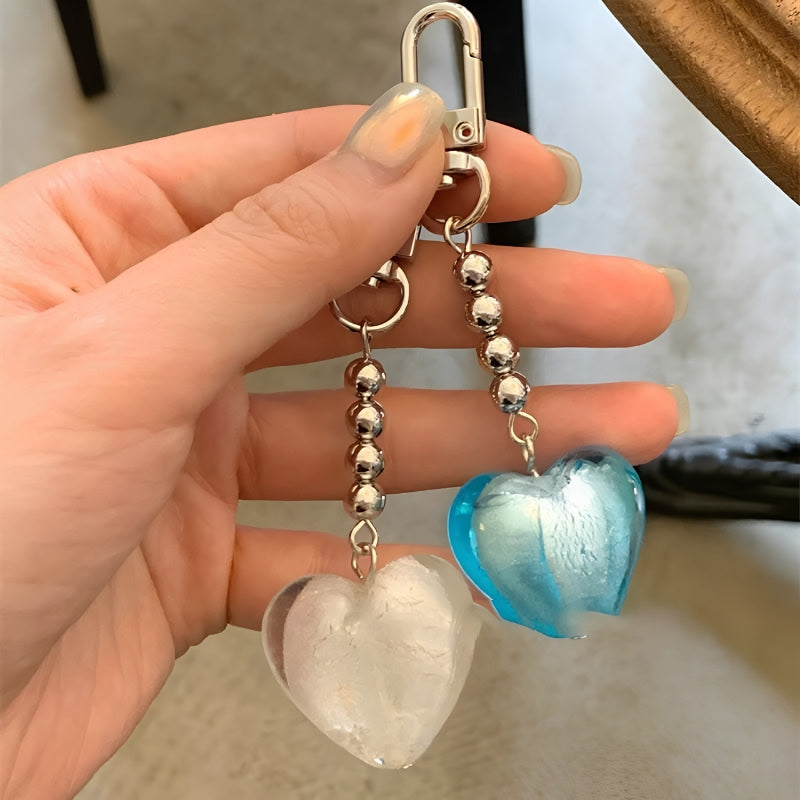 Handmade Edgy Dice Keychain, Grunge Y2K Bag Charm
