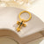 Customized Photo Projection Cross Keychain