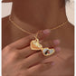Stainless Steel Chain Heart Picture Custom Pendent Necklace