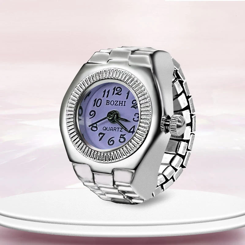 Mini Quartz Finger Ring Watch