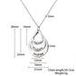 Water Drop Pendant Personalized Engrave 4 Names