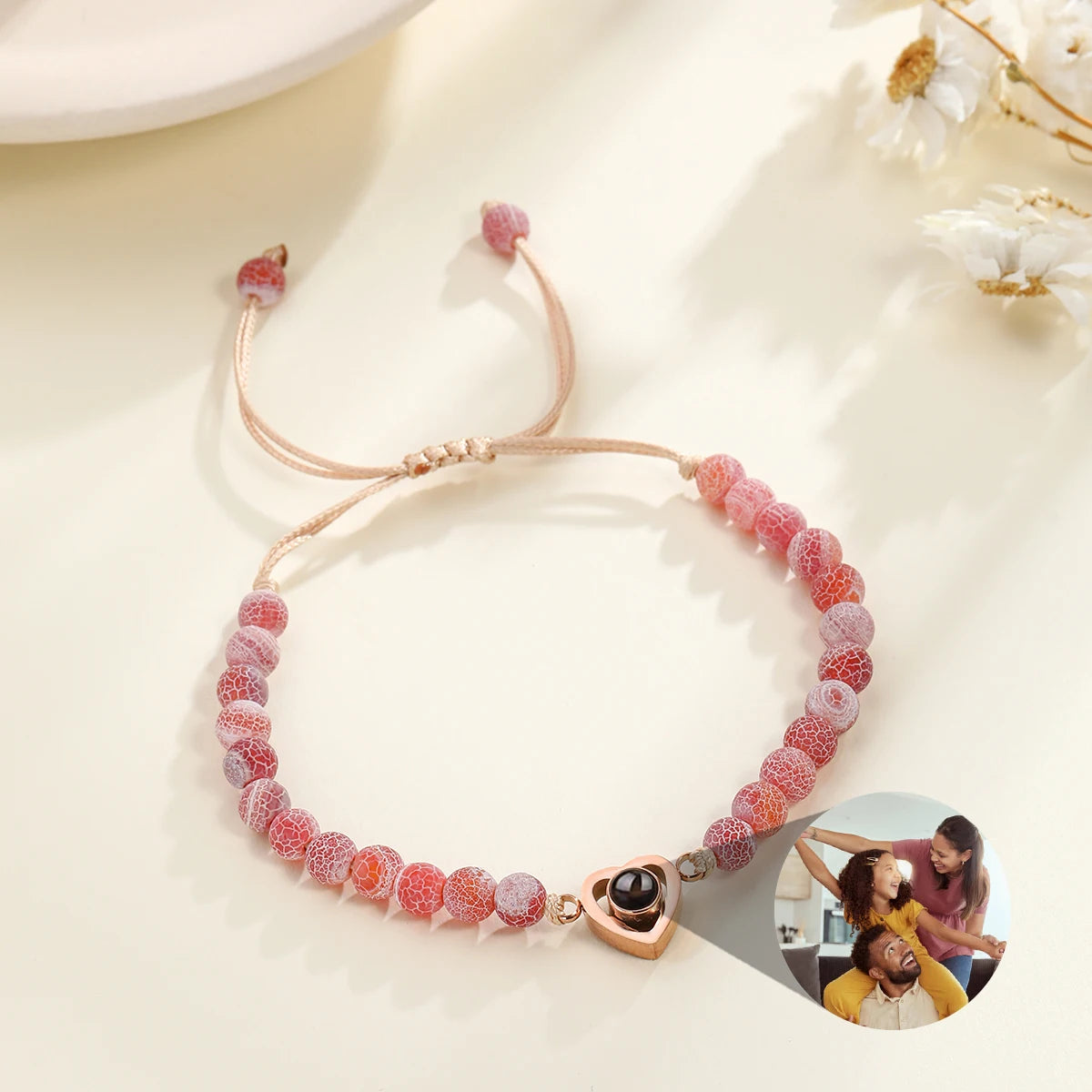 Custom Photo Projection Bracelet Personalized Picture Jewelry Gift for Women