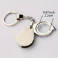 30x Jewelry Magnifying Glass Keychain
