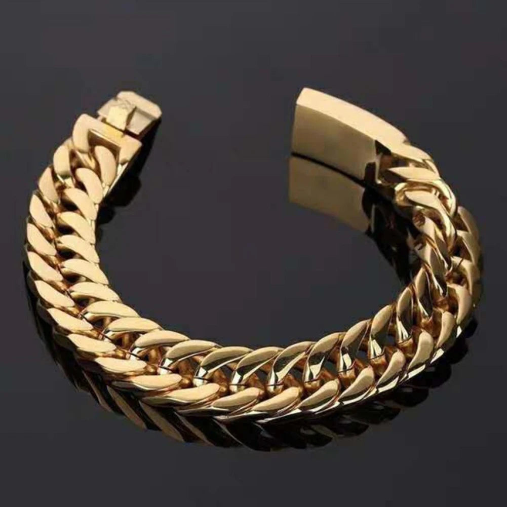 Alloy Cuff Bangle with Buckle