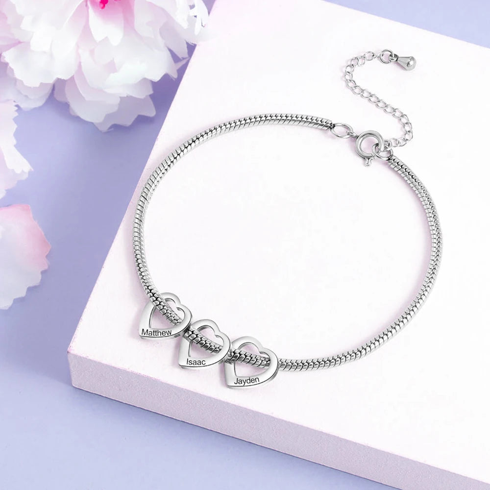 PolishedPlus Personalized Family Name Bracelet & Anklet