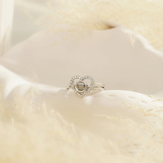 Custom Photo Projection Statement Ring