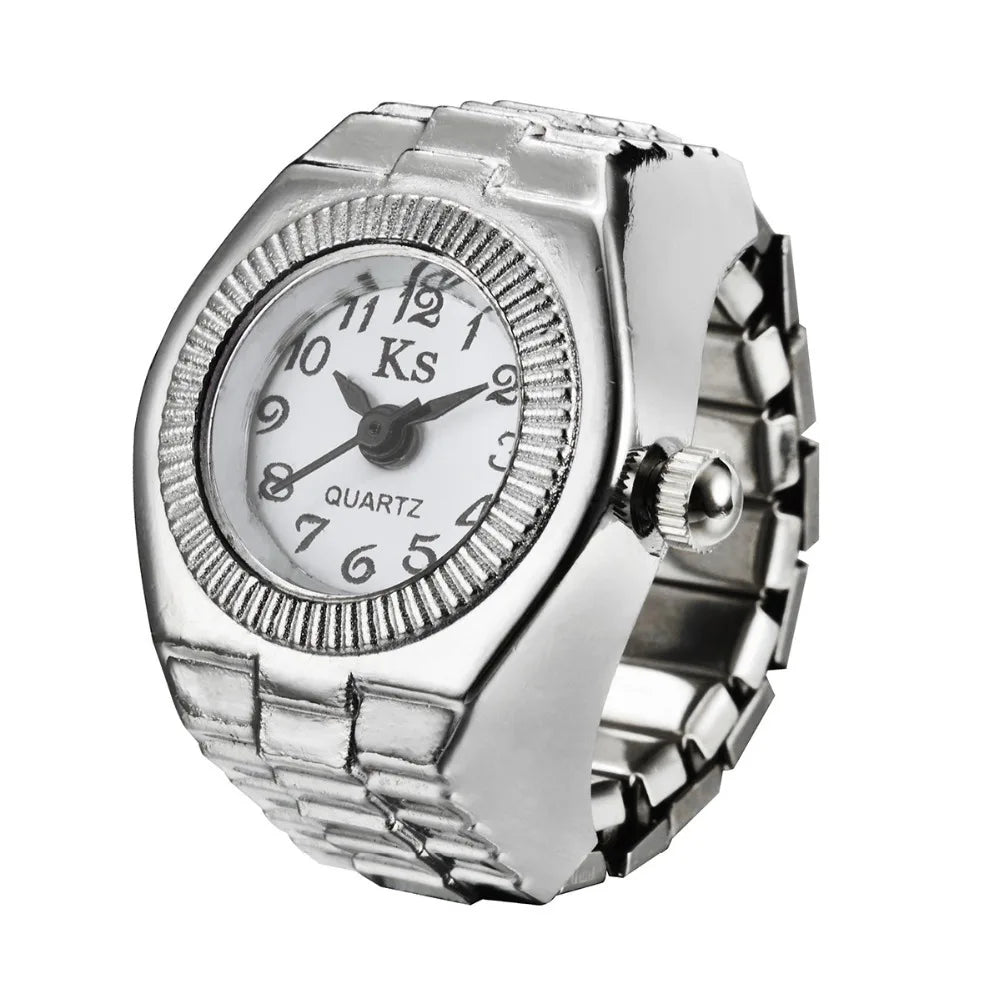 Digital Quartz Finger Watch Ring