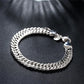 Fine 925 Sterling Silver Solid Chain Bracelet