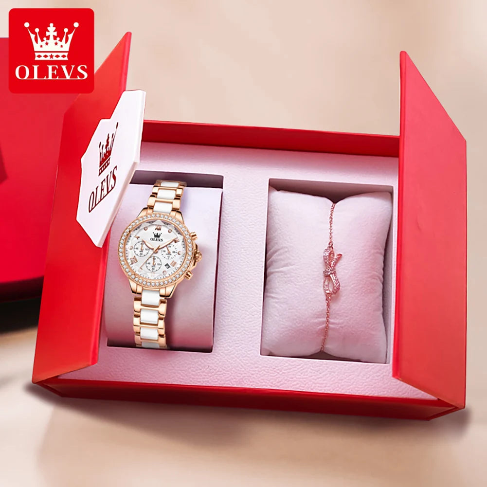 OLEVS 9999 Elegant Women's Luxury Quartz Watch