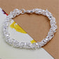 Fine 925 Sterling Silver Solid Chain Bracelet
