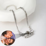 Custom Photo Projection Bracelet 925 Silver Picture Inside
