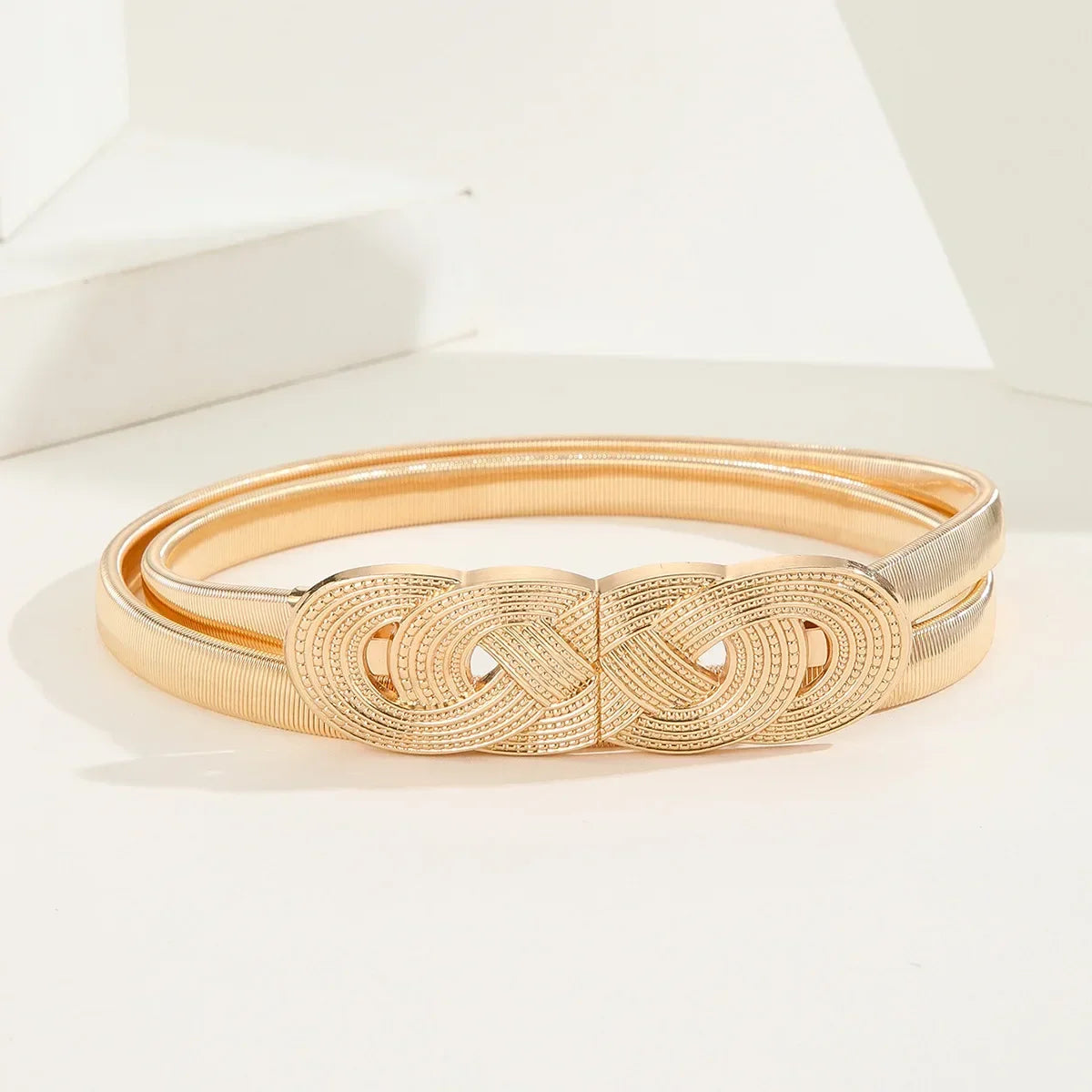 Fashion Elastic Metal Chain Belt for Women