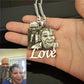 Engraved Personalized Stainless Steel Photo Necklace