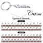 Custom Stainless Steel Name Tag Keychain – Personalized Key Ring
