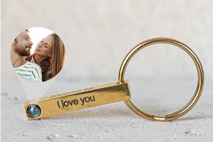 Custom Titanium Steel Projection Necklace