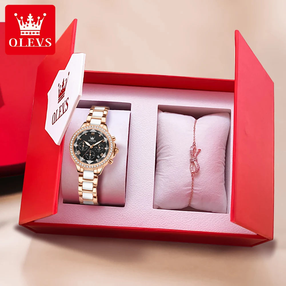 OLEVS 9999 Elegant Women's Luxury Quartz Watch