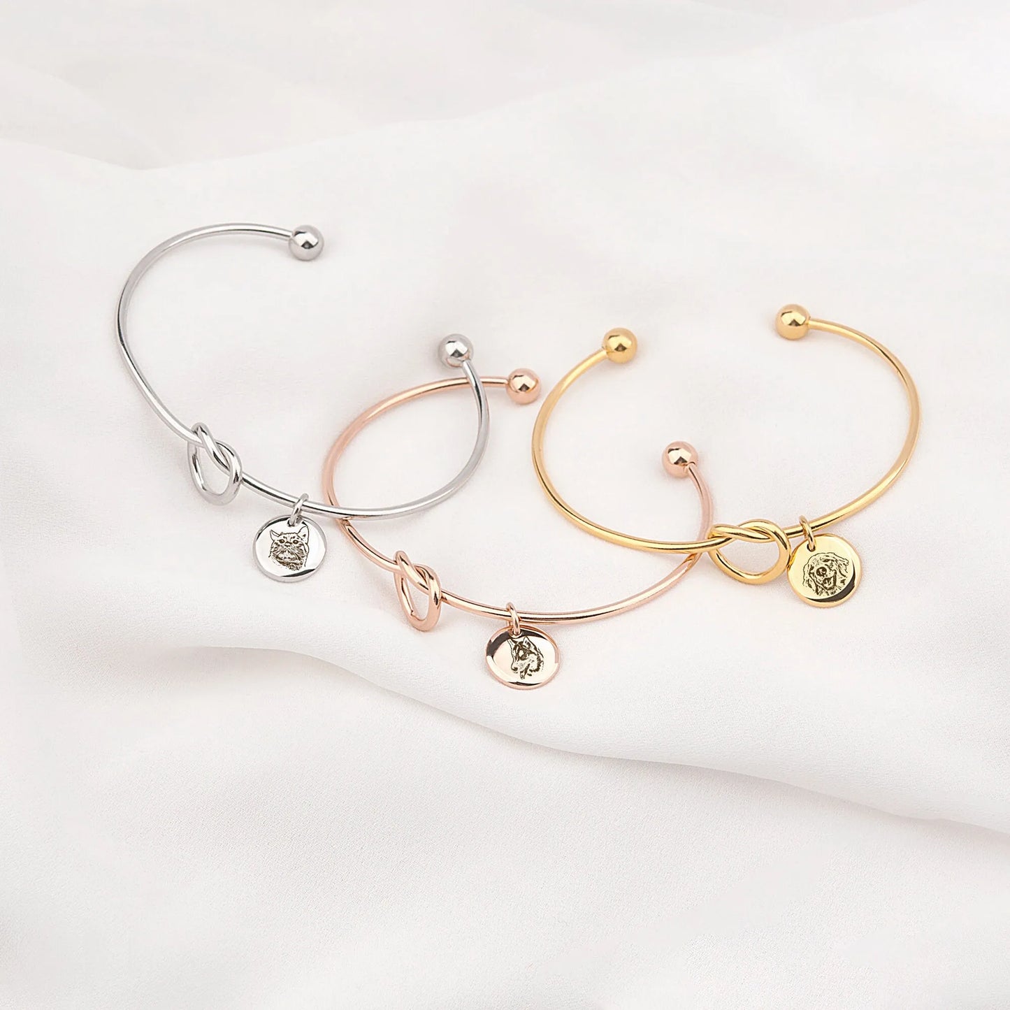 Pet Portrait Custom Charm Bracelet