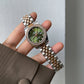 Green Round Women’s Quartz Watch