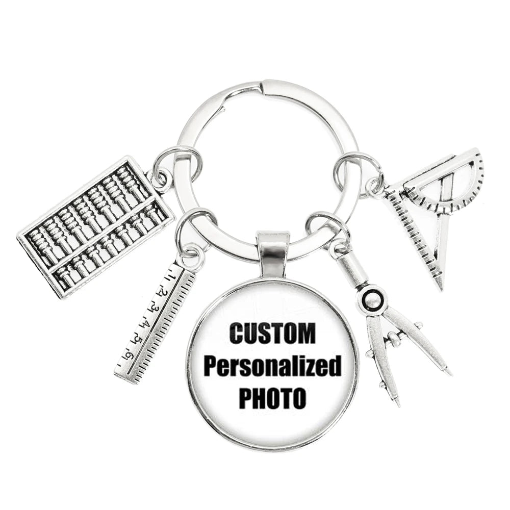 Personalized Photo Keychain – Custom Family Picture Gift for Parents & Loved Ones