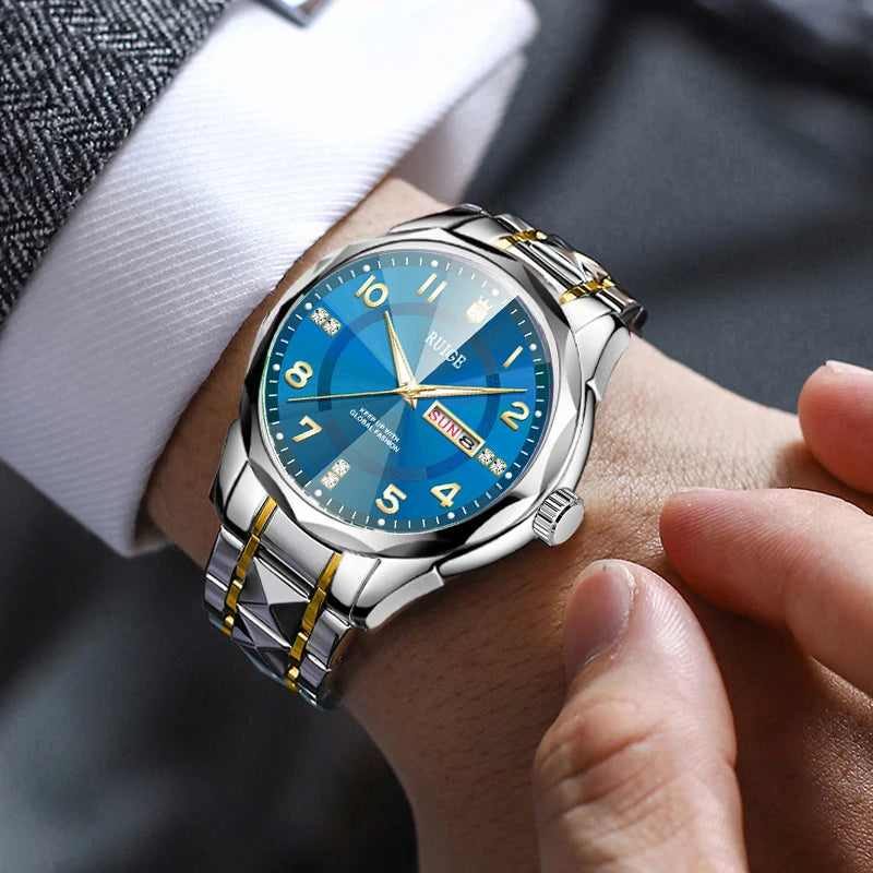 RUIGE Sunday Calendar Quartz Watch
