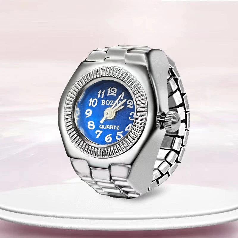 Mini Quartz Finger Ring Watch