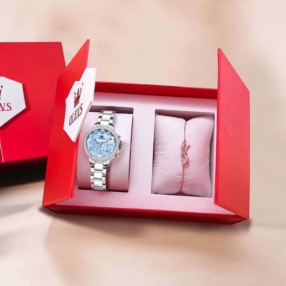 OLEVS 9999 Elegant Women's Luxury Quartz Watch