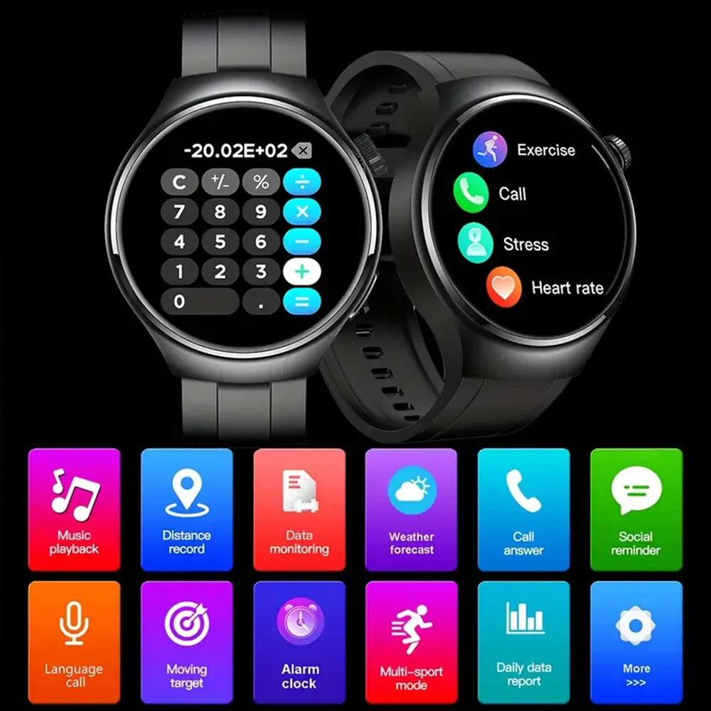 Men’s Smartwatch with Heart Rate & Blood Oxygen Monitor
