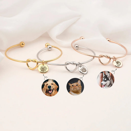 Pet Portrait Custom Charm Bracelet