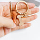 Personalized Dog Bone Keychain for Dog Lovers