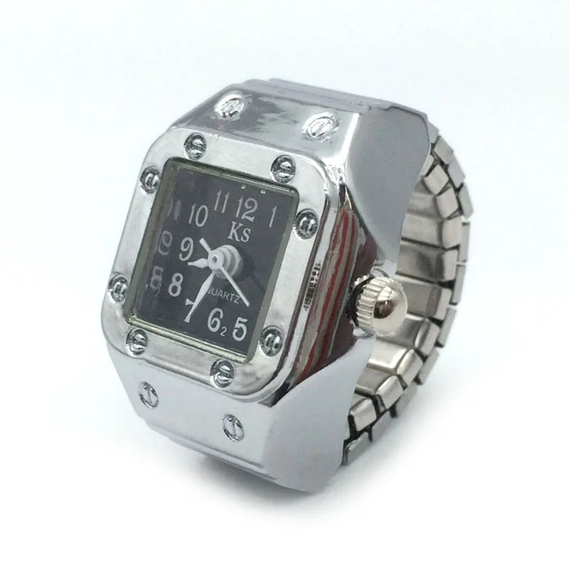Digital Quartz Finger Watch Ring
