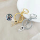 Personalized Sunflower Photo Projection Keychain