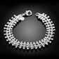 Fine 925 Sterling Silver Solid Chain Bracelet