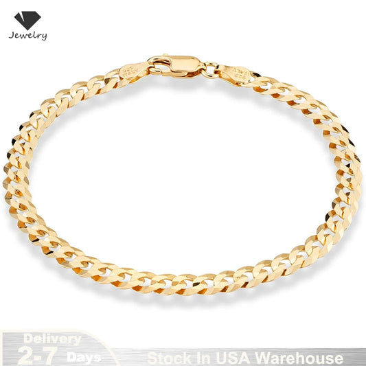 Locomotive Curb Cuban Link Chain Bracelet