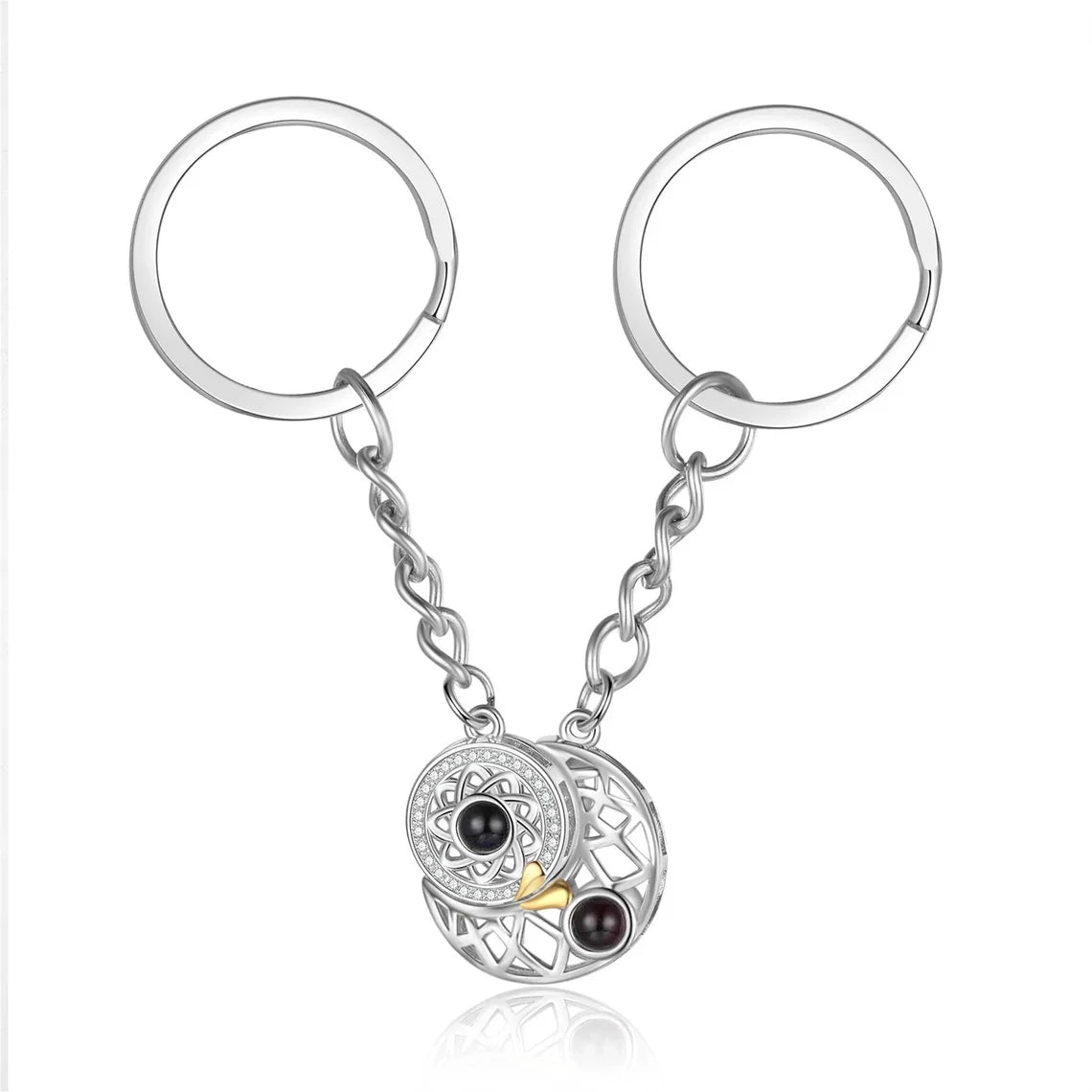 Personalized Custom Sun Moon Photo Projection