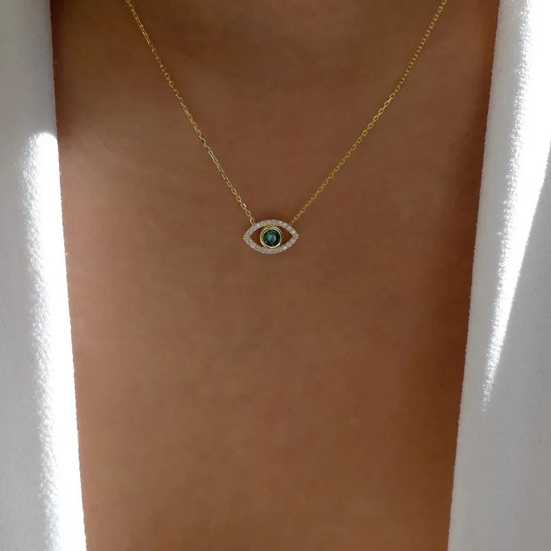 Turkish Double Evil Eye Necklace
