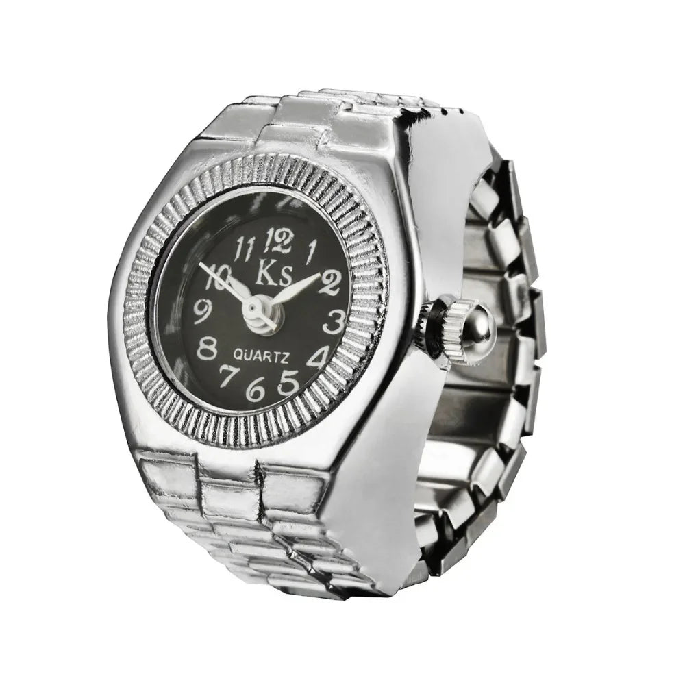 Digital Quartz Finger Watch Ring