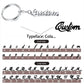 Custom Stainless Steel Name Tag Keychain – Personalized Key Ring