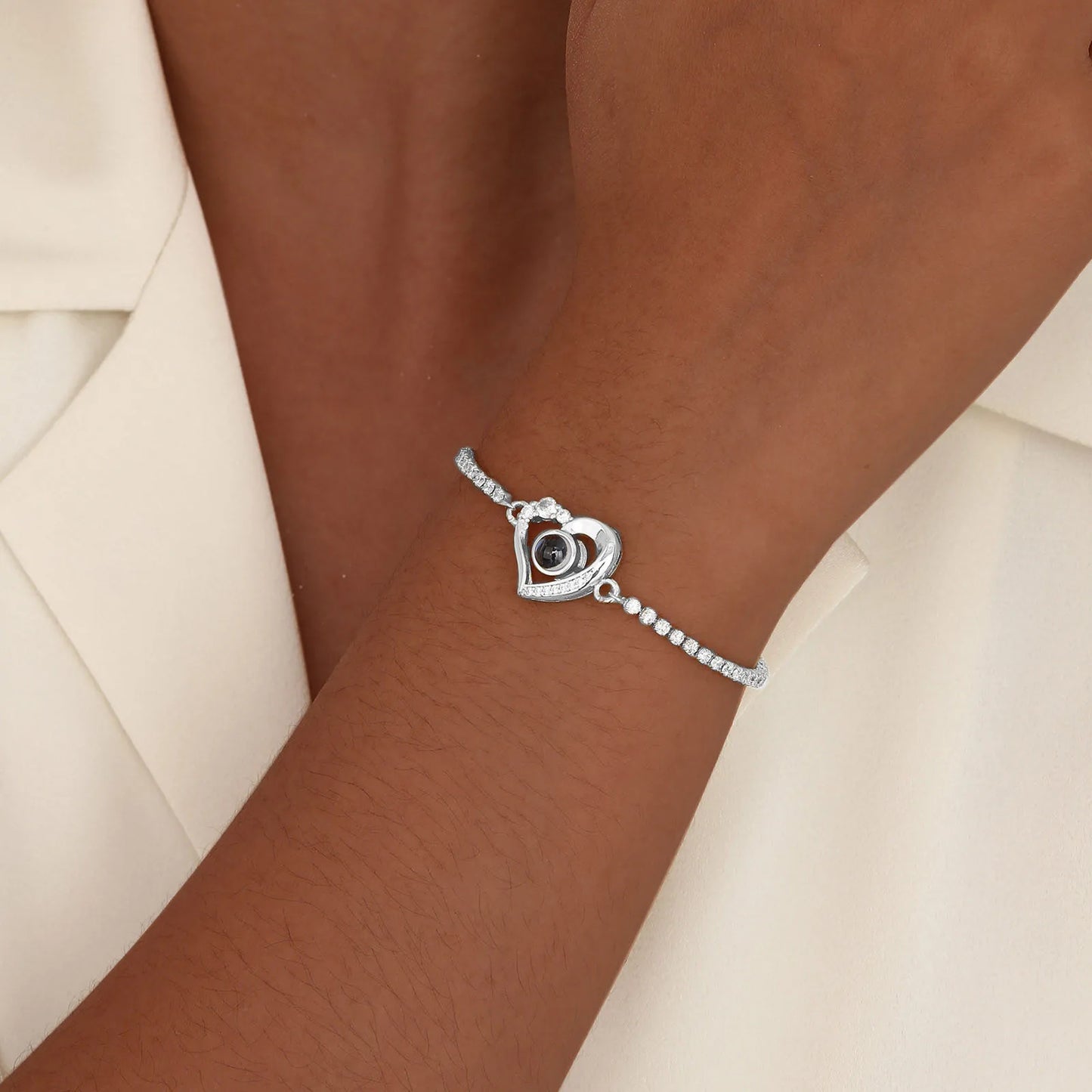 Vnox Custom Photo Projection Bracelet