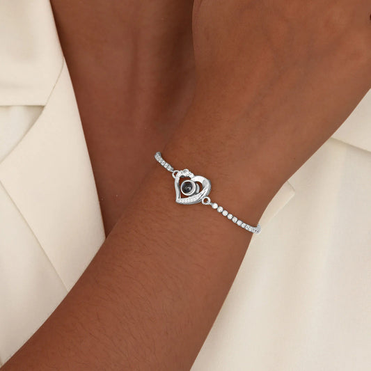 Vnox Custom Photo Projection Bracelet