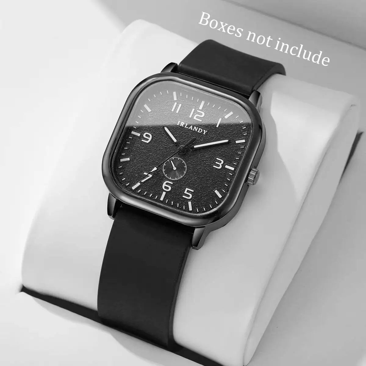 Fashion Square Silicone Strap Quartz Watch