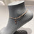 925 Sterling Silver Anklet with Moving Diamonds