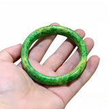 Vintage Carved Jade Bracelet Bangle