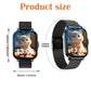 Multi-Sport Smartwatch with Message Display and Fitness Tracking