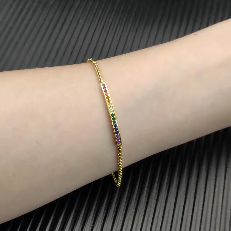 Retro Couple Charm Bracelet