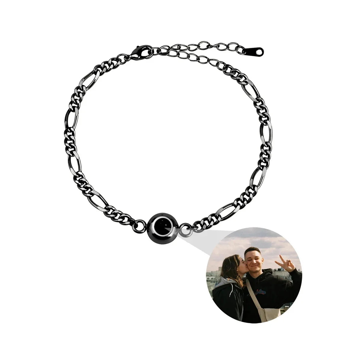 Personalized Custom Photo Projection Bracelet For Women Customized Picture