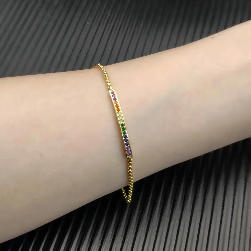 Retro Couple Charm Bracelet