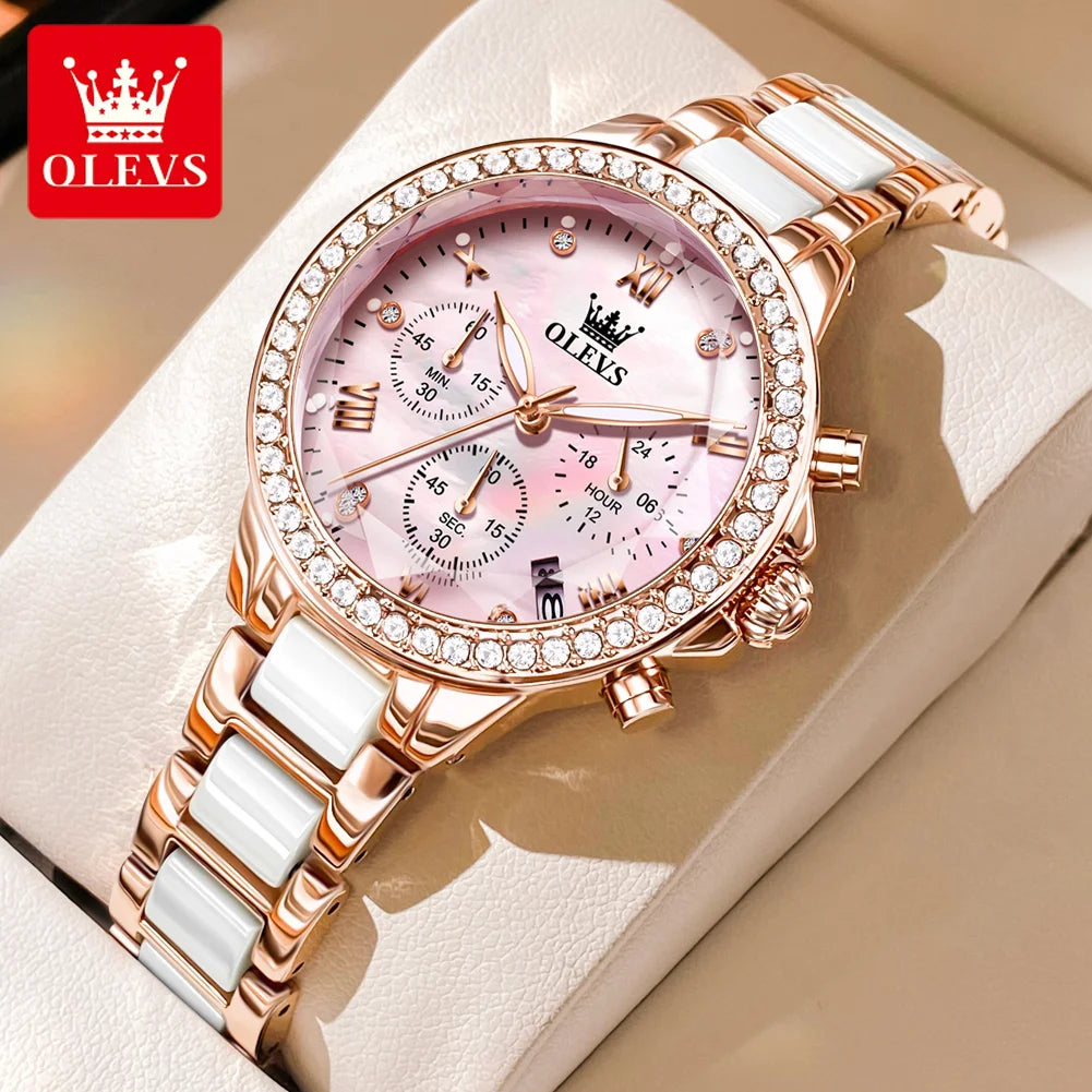 OLEVS 9999 Elegant Women's Luxury Quartz Watch