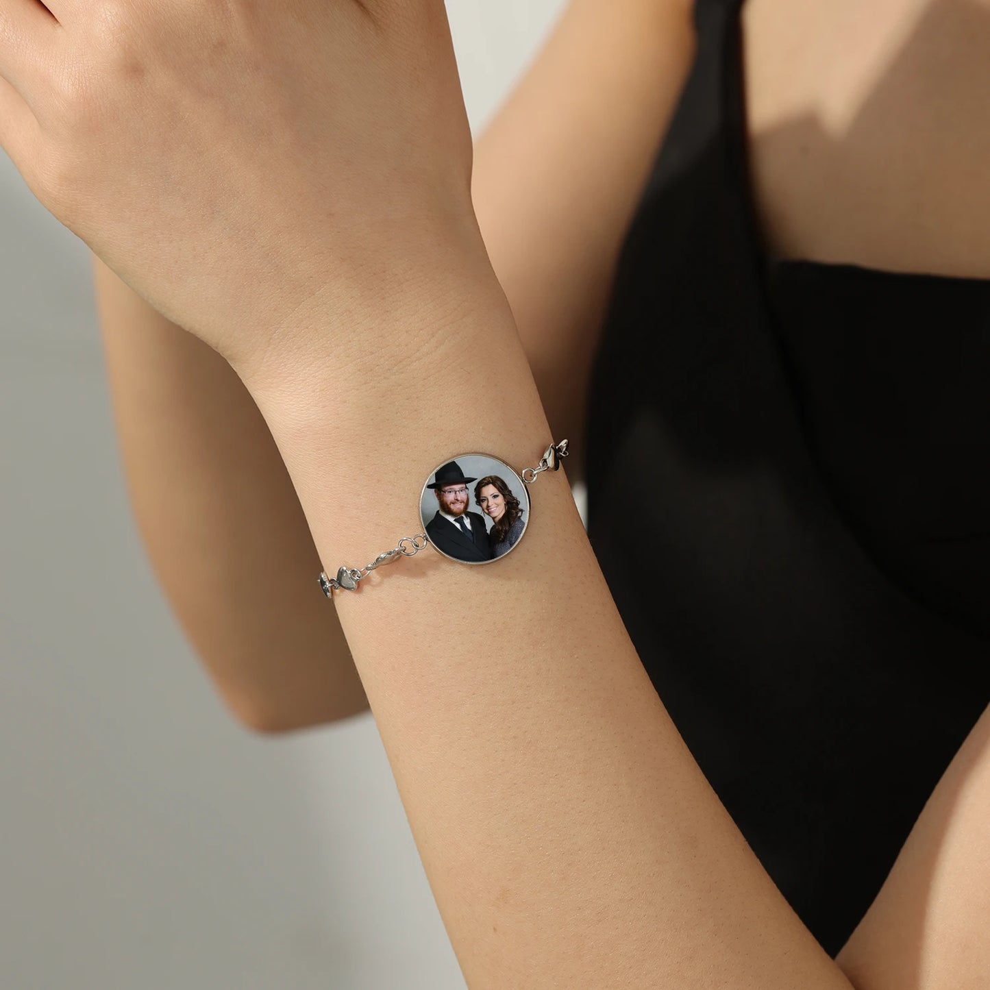 Customizable Photo Round Bracelet